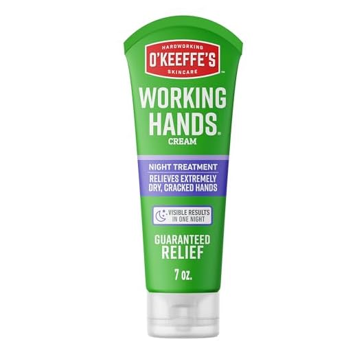 O'Keeffe's Working Hands Night Treatment Hand Cream, 7 oz Tube, (Pack of 1)