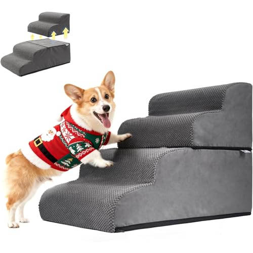 Mora Pets Hundetreppe, Haustiertreppe für Bett und Sofa Hunde...