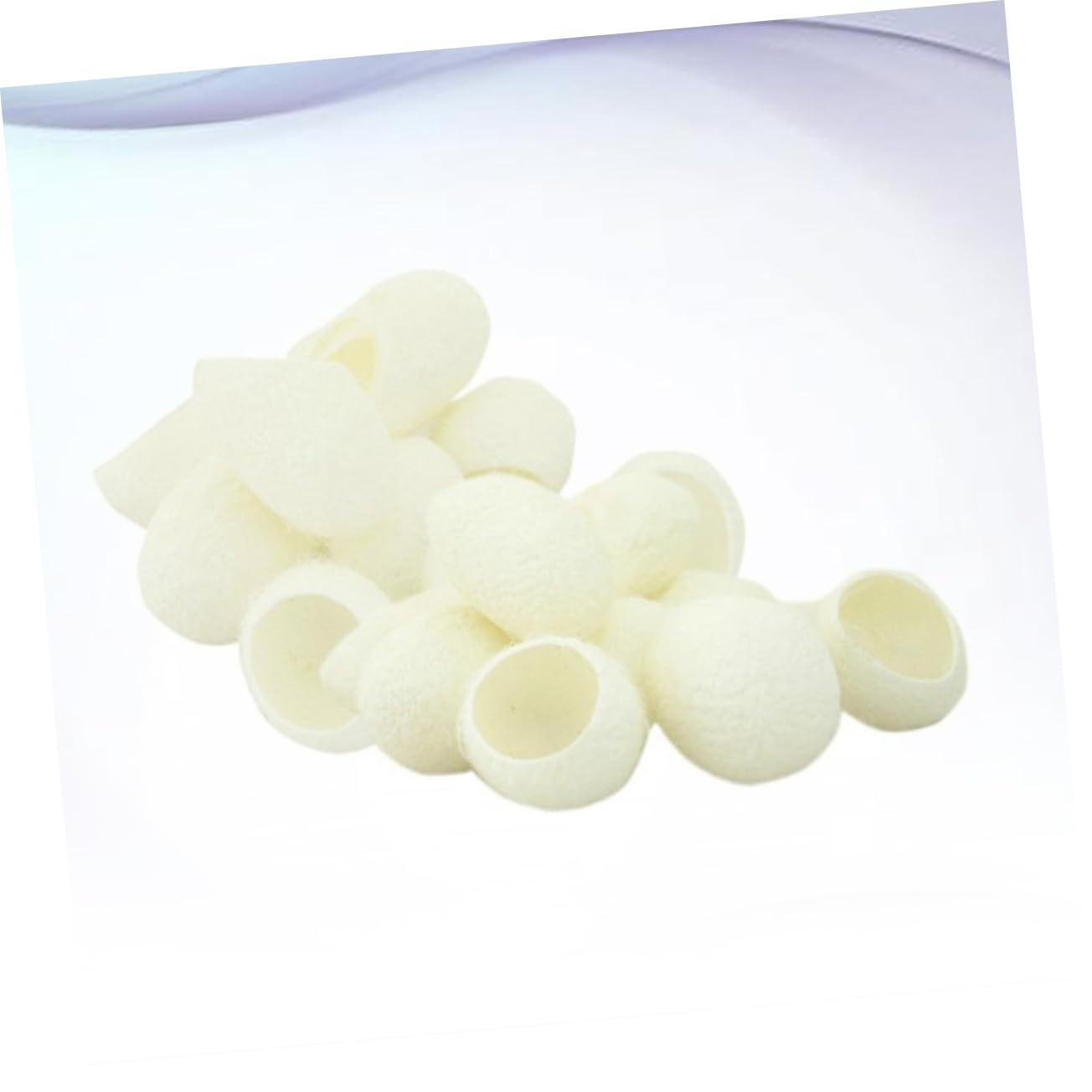 FOMIYES 600stücke Natürliche Organische Gesichtsreinigung Mit Seidenraupenbällen Sanfte Peeling Und Blackhead-entfernung Für Strahlende Haut Für Tägliche Hautpflege