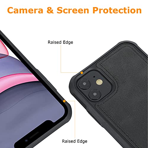 Molzar Mag Series Custodia per iPhone 11 con Finta...