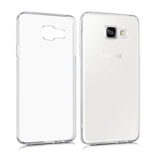 REY Cover in Gel TPU Trasparente per Samsung Galaxy A3 2016, Ultra Sottile 0,33 mm, Morbido Flessibile, Custodia Silicone