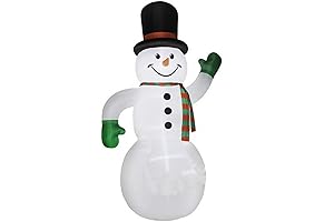 20 ft Christmas Inflatable Giant Snowman with Top Hat