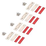 Tammy Yerke Lot de 4 aimants de Porte Mince adhésif Porte d'armoire Attrape Le matériel d'aimant de tiroir pour Porte coulissante fenêtre Meubles Placard Placard Fermeture Ferme-Porte Collant