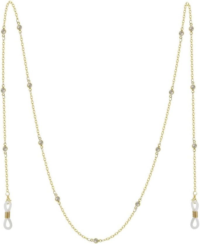 Electroplated Zircon Metal Eyeglass Chain Rope Lanyard Accessories