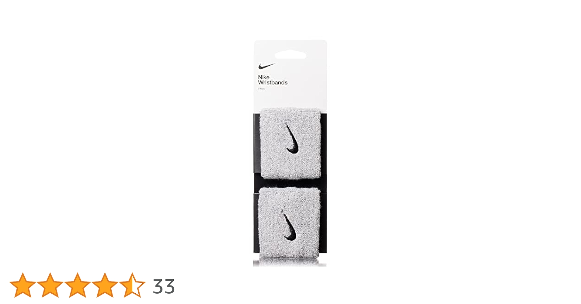Amazon.co.jp: NIKE ナイキ スウッシュ リストバンド グレー