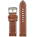 Paylak LEA1553-24 24mm Leather Calfskin Brown Watch Band