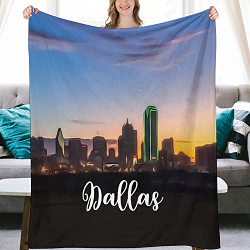 Couverture microfibre de qualité supérieure flanelle Dallas grand format pour lit et canapé - 5