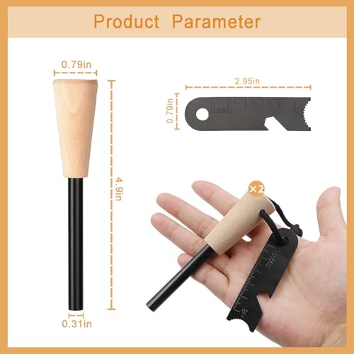 2-Pack-Fire-Starter-Survival-Tool-Flint-and-Steel-with-Ferro-Rods-Fire-Starters-for-CampfiresFire-Steel-with-Paracord-and-Whistle-for-Camping-Hiking-Hunting-Emergency-Rescue