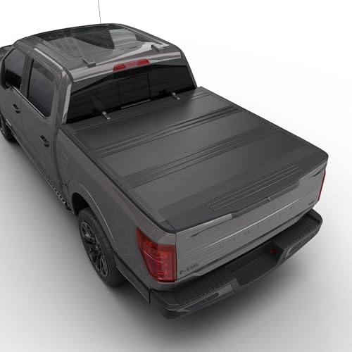 Image of Tutel Low Profile Hard Shell Flip-Up Truck Bed Tonneau Cover|Fits 2015-2026 Ford F-150 6.5' Bed (78 inch) - TTLTMLPFU017