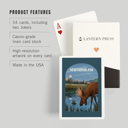 Naipes Poker Lantern Press Newfoundland 52 Cartas miniatura 3