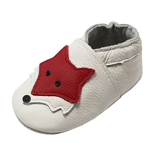 YIHAKIDS Krabbelschuhe Baby Weiche Leder Lauflernschuhe Kleinkind...