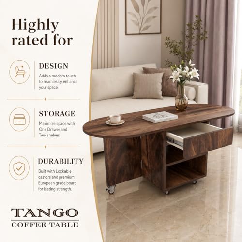 Image of Studio Kook Tango Folding Coffee Table (New Junglewood)