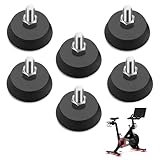 YIBEICO Upgrade Exercise Bike Support Foot Pads for Peloton Bike, Stainless Steel 3/8