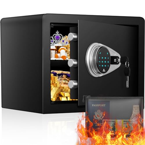 Coffre-fort ignifuge de 25L avec écran tactile
