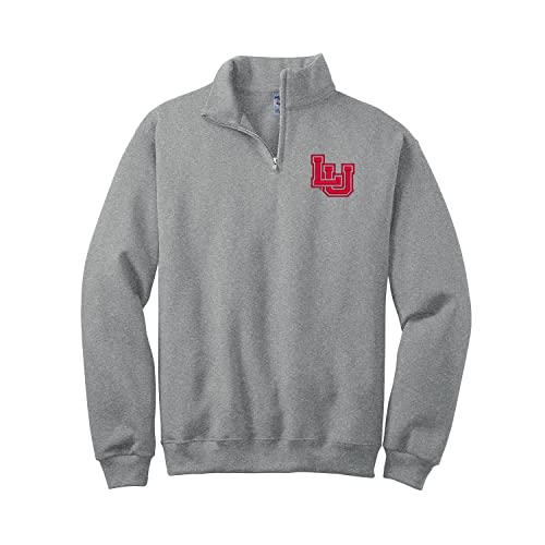 Sorority Letters Shop Lamar University Quarter Zip Sweatshirt - LU Cadet Collar Pullover Sweateshirt - Lamar Cardinals Gifts (as1, alpha, x_l, regular, regular, Oxford)
