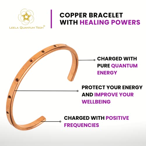 Bracelet, hand crafted copper bracelet, allergen free, trendy design available in 2 variations, one size2