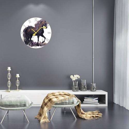 Horloge murale silencieuse pour salle de bain et espaces de travail calmes - 4