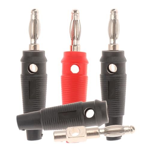 Conector banana 4mm 32A pack 20 piezas rojo y negro miniatura 5