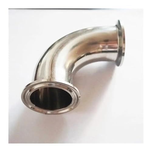 2.5" Tri Clamp x 63mm 2.5" Pipe OD SUS 304 Stainless Steel 90 Degree Elbow Fitting Home Brew Beer Wine