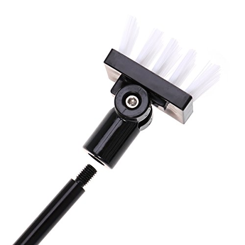 Escova de limpeza raspadora de algas de liga de alumínio UEETEK com 10 lâminas de aço inoxidável par