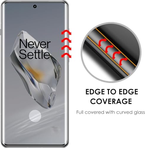 Image of SHILD Privacy Tempered Glass Screen Protector Compatible with OnePlus 12 (6.82 Inch) | Curved UV Anti-Spy Screen Guard | 9H Hardness | HD Clear | Fingerprint Sensor Support | Full Coverage | Easy Installation | Pack of 1