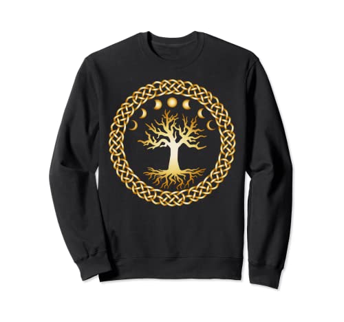 Camiseta para mujer Tree Of Life Moon Phases Sudadera