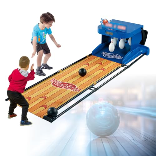 KUSOLE Electronic Bowling Game Equipment, with a Non-Slip Base That is Stable and Does Not Shake, and a High-Definition Scoring Display, Suitable for All Ages to Play 2M