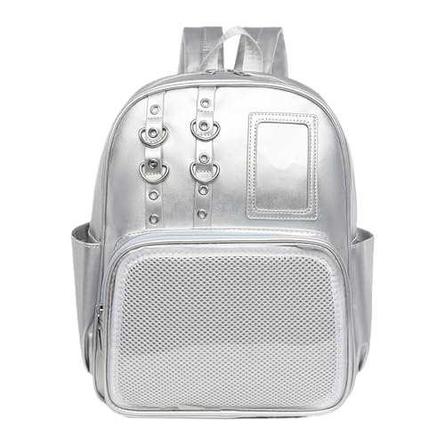 Sac d'affichage pour pins en PU avec pochette organisatrice mignonne