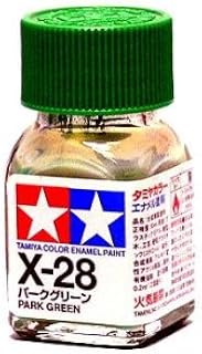 RCECHO® 2x Tamiya Model Color Enamel Paint X-28 Park Green Net 10ml 80028 CA441 con RCECHO® Full Version Edition Aplicaciones