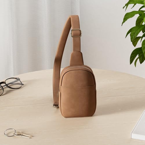 Image of Telena Crossbody Bags for Women Leather Cross Body Sling Bag for Woman Travel