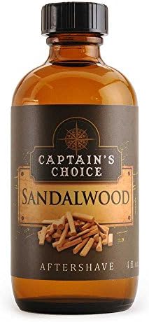 Sandalwood Aftershave 4oz after shave by Captain's Choice
