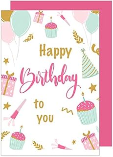 Edition Seidel Premium Birthday Card with Envelope Greeting Card Billet Birthday Happy Birthday Man Woman Single Sayings Card (G3024 SW022)