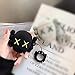 Mulafnxal Compatible with Airpods 1&2 Case,Cute 3D Cartoon Character Silicone Airpod Funny Cover,Kawaii Fun Cool Keychain Design Skin,Fashion Cases for Girls Kids Teens Boys Air pods(Black Sesame)