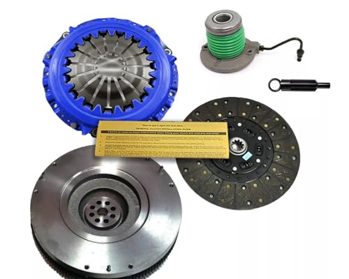 EFT Stage 2 Clutch Kit & Nodular Cast Flywheel with Slave Cylinder for 2005-2010 Ford Mustang 6CYL 4.0L Engine - High Performance - Precise Fitment - Durable & Reliable - 12 Month Warranty