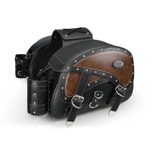 Sacoches latérales moto rigides étanches pour valise custom Davidson Dyna Road King