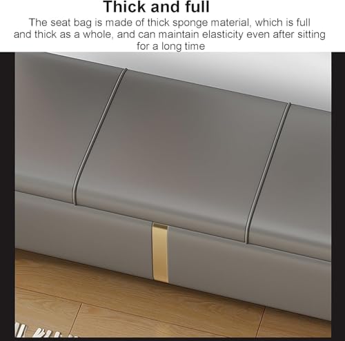 Banc ottoman de rangement pour optimiser les petits salons urbains