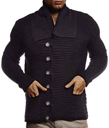 Leif Nelson Men's Casual Sweater Longsleeve Pullover Sweatshirt Hoodie For Men Slim Fit LN-60402