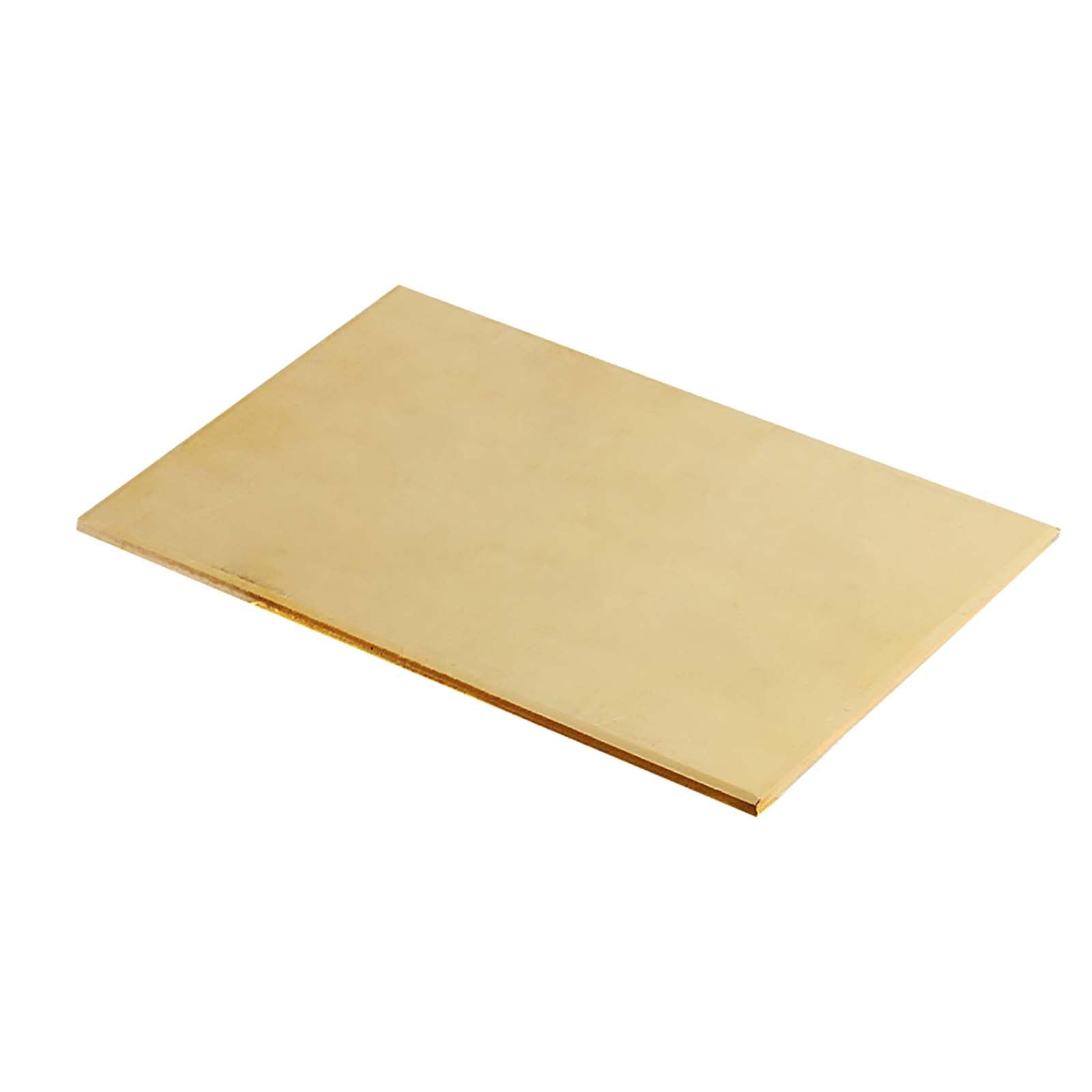 Cxgbqsj One Color Brass Sheet 100X200mm Easy To Cut And Weld Thin Brass Metal Sheet For Hobby Craft Models Making, Thickness,2Mm