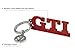 BRISA VW Collection - Volkswagen Metal Keychain Keyring Keychain Accessory Keyholder in GTI Design (Lettering Red)