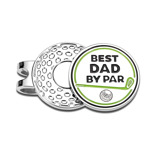 Gifts for Dad Fathers Day Dad Gifts from Wife Dad Golf Ball Marker Hat Clip for Men Him New Dad First Fathers Day Birthday Gifts for Dad from Daughter Son First Time Dad Daddy Stepdad Grandpa