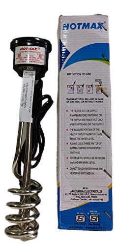 HOTMAX Auto cut Water Immersion Heater 1500 Watts (Black) : Amazon.in: Home  u0026 Kitchen