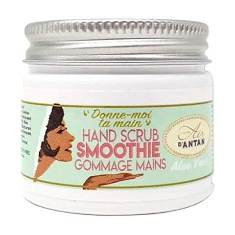 Innovative & Natural 60 Seconds Hand Scrub by Un Air d'Antan® / With Pumice Stone, Olive Oil, Sweet Almond Oil, Aloe Vera/Skin Exfoliating/Hand Skin Smoothie / 50 ml/Vegan, Paraben Free Cover
