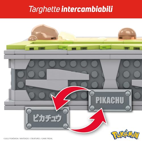 MEGA - Pokémon Kinetic Pikachu Set di Costruzioni con 1092 mattoncini e Pezzi compatibili, Arti snodati, Set Regalo per costruttori Adulti o Bambini 12+ Anni, HGC23 - Immagine 4