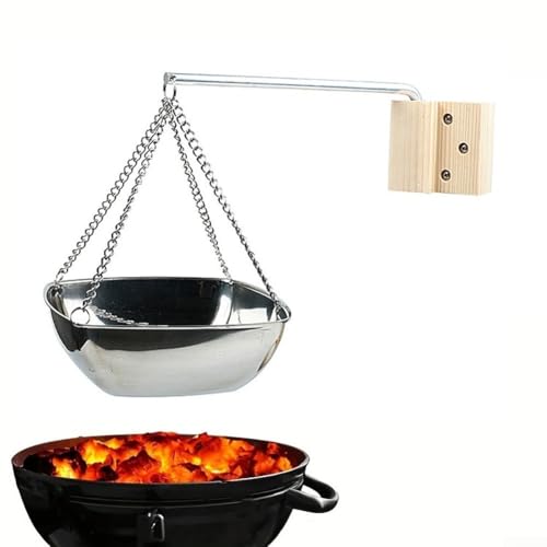 SMZhomeone Cuenco de aromaterapia para sauna de acero inoxidable con brazo oscilante ajustable para uso tradicional e infrarrojo de calentador de sauna, taza difusora de aceite esencial
