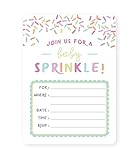 Baby Sprinkle Baby Shower Invitations, 25 Count