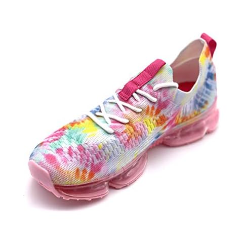 ABSOLEX Women's Air Cushion Low Top Fashion Walking Running Sneaker, Multi, Size 7.5 Cover
