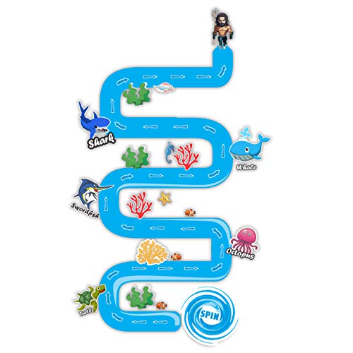 Hk Studio Education Floor Decal For Classroom Decor - Balance Walk, Ocean Shape Walk Path Decals For Boosting Gross Motor Skills - Sensory Path - Indoor School Montessori Gym #TOP1