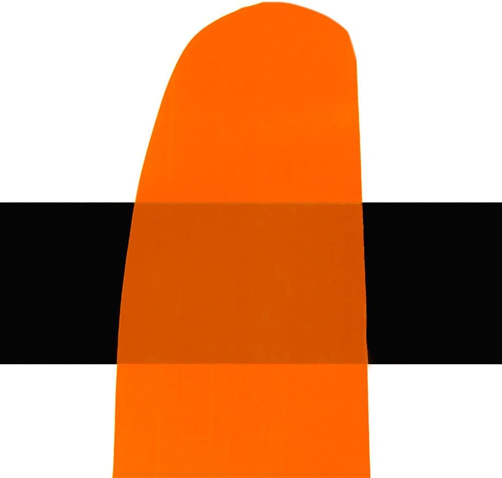 GOLDEN Heavy Body Acrylics, Fluorescent Orange-Yellow, 4 fl. oz. Jar, Professional Acrylic Paint, Transparent