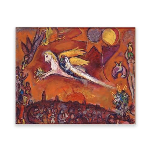Reproduction tableau célèbre Marc Chagall de qualité musée sur toile canva haut de gamme 65x50