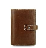 Material: Buffalo-Leder Terminplaner \'Malden\' Personal in \'Ochre\' braun von Filofax